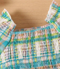 Load image into Gallery viewer, Green Plaid Short Outfit