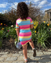 Load image into Gallery viewer, Rainbow T-Shirt Dress