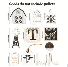Load image into Gallery viewer, Wood Farmhouse Decor