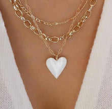 Load image into Gallery viewer, Layered Heart Chain