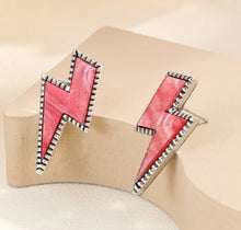 Load image into Gallery viewer, Lightening bolt studs