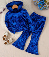 Load image into Gallery viewer, Hooded Velvet Sweatsuit