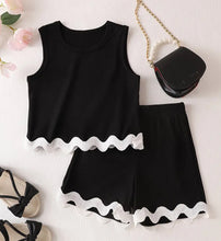 Load image into Gallery viewer, Wavy Edge Short Outfit