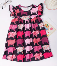Load image into Gallery viewer, Frilly Sleeve Pig Dress