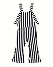 Load image into Gallery viewer, Beetlejuice Striped Romper