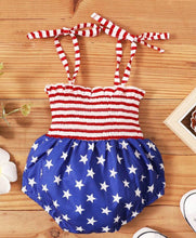 Load image into Gallery viewer, Stars &amp; Stripes Romper