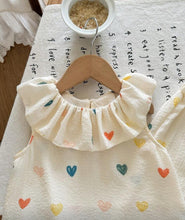 Load image into Gallery viewer, Ditsy Pastel Heart Pant Outfit