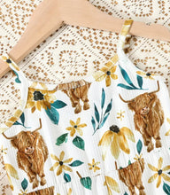 Load image into Gallery viewer, Sunflower Cow Jumpsuit