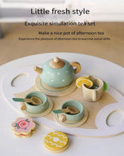 Load image into Gallery viewer, Montessori Wood tea set