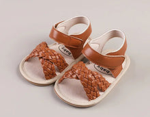 Load image into Gallery viewer, Infant Braided Sandals