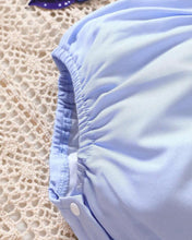 Load image into Gallery viewer, Blue Flowered onesie/Hat