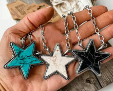 Load image into Gallery viewer, Stone Star Charm chain necklace