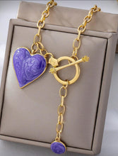 Load image into Gallery viewer, 3D Heart Chain