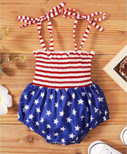 Load image into Gallery viewer, Stars &amp; Stripes Romper