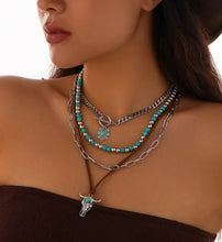Load image into Gallery viewer, 4 Pc Western Necklace Set
