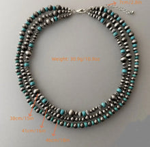 Load image into Gallery viewer, Triple Stack Navajo Pearls