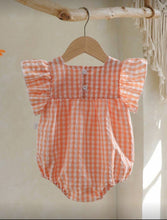 Load image into Gallery viewer, Checkered Romper