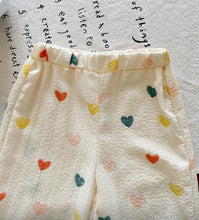 Load image into Gallery viewer, Ditsy Pastel Heart Pant Outfit