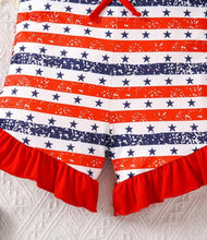 Load image into Gallery viewer, Stars &amp; Stripes Romper