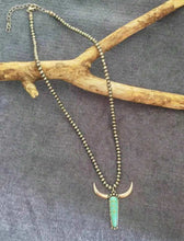 Load image into Gallery viewer, Navajo Pearl Steerhead Necklace