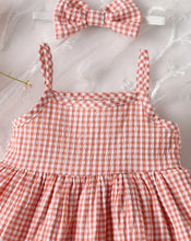 Load image into Gallery viewer, Checkered Summer Romper