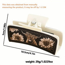 Load image into Gallery viewer, Highland Cow claw clips