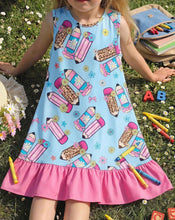 Load image into Gallery viewer, Leopard Pattern Back to School Dress
