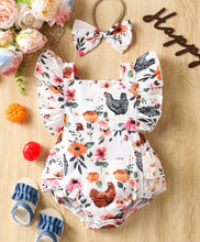 Load image into Gallery viewer, Chicken Onesie/Headbow