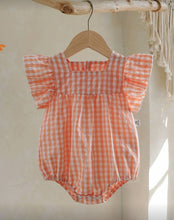 Load image into Gallery viewer, Checkered Romper