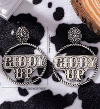 Load image into Gallery viewer, Oversized Giddy Up  hoops