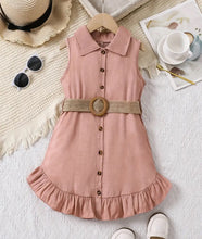 Load image into Gallery viewer, Ruffled Sleeveless Dress