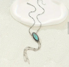 Load image into Gallery viewer, Turquoise Y Chain