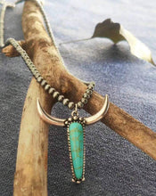 Load image into Gallery viewer, Navajo Pearl Steerhead Necklace