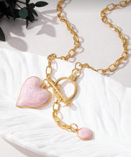 Load image into Gallery viewer, 3D Heart Chain