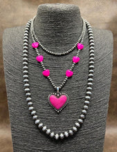 Load image into Gallery viewer, Hearts Galore Necklace Set