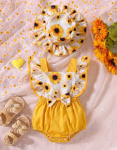 Load image into Gallery viewer, Sunflower Overalls/Hat