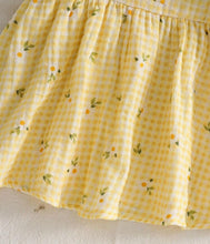 Load image into Gallery viewer, Yellow flower Dress