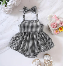 Load image into Gallery viewer, Checkered Summer Romper