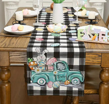 Load image into Gallery viewer, Easter Truck Table Runner