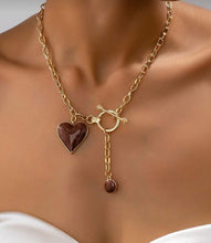 Load image into Gallery viewer, 3D Heart Chain