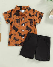 Load image into Gallery viewer, Boys Western Short Outfits
