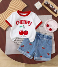 Load image into Gallery viewer, Cherry Short Outfit