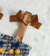 Load image into Gallery viewer, Denim Plaid Cherry Outfit