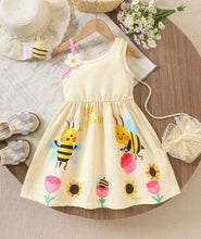 Load image into Gallery viewer, Bee Print Dress