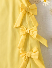 Load image into Gallery viewer, Yellow Side Bow Dress