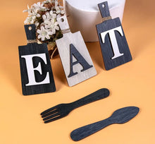 Load image into Gallery viewer, Wood Eat Farmhouse Decor