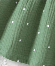 Load image into Gallery viewer, Green Dot Dress