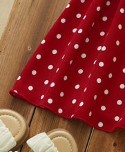 Load image into Gallery viewer, Red Polka Dot Dress