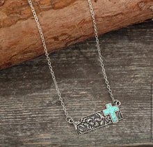 Load image into Gallery viewer, Cross Bar Necklace