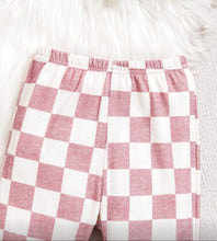 Load image into Gallery viewer, Pink Plaid Pant Outfit
